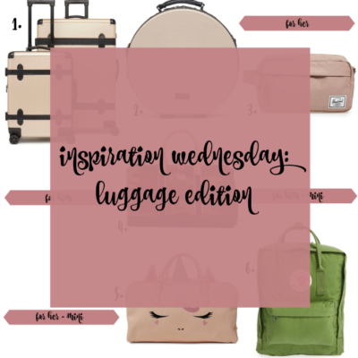 Inspiration Wednesday – Luggage Edition