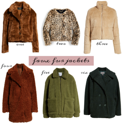 Inspiration Wednesday: Faux Fur Jackets